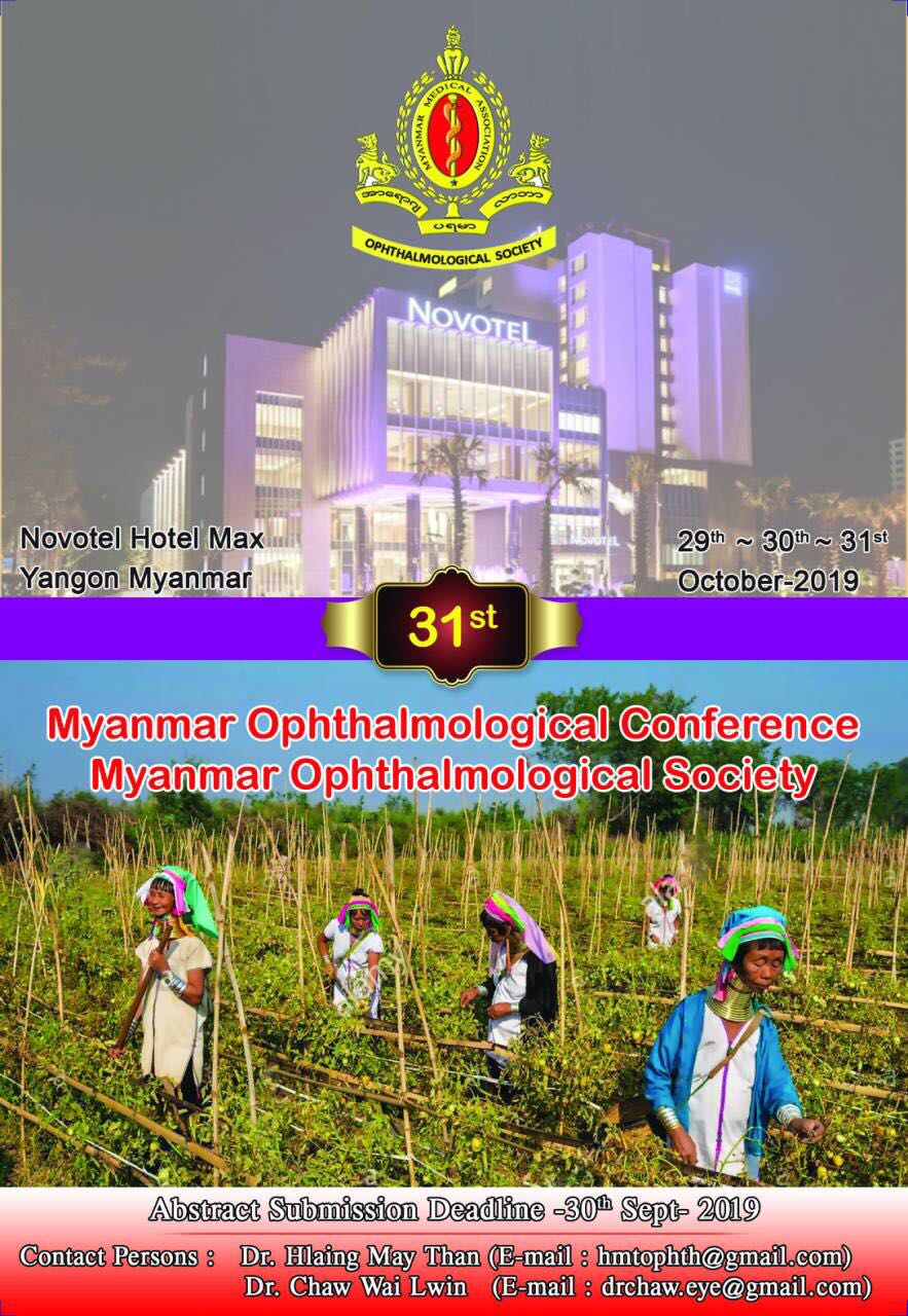 
<span>31 st Myanmar Ophthalmological Conference</span>
